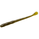 Zoom Meathead Finesse Worm, 20 Pack, 4in, Green Pumpkin, 24025