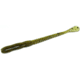Zoom Meathead Finesse Worm, 20 Pack, 4in, Green Pumpkin Blue, 024239X