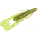 Zoom Micro UV Speed Craw 12Pk, Green Pumpkin/Chartreuse Belly, 156467