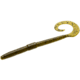 Zoom Shakey Tail Finesse Worm, 20 Pack, 6in, Green Pumpkin, 38025