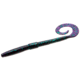 Zoom Shakey Tail Finesse Worm, 20 Pack, 6in, Junebug, 038005X
