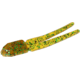 Zoom Skinny Chunk Bait, 20 Pack, 2.75in, Rootbeer Pepper Green, 044097X