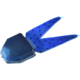 Zoom Small Chunk Jig Trailer, 5 Pack, 2.5in, Blue Shad, 027053X