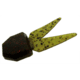 Zoom Small Chunk Jig Trailer, 5 Pack, 2.5in, Green Pumpkin Red, 027202X