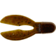 Zoom Super Chunk Jr Soft Bait, 6, 2in, Green Pumpkin Red, 041202-SP