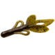 Zoom Super Hog Creature Bait, 10 Pack, 4in, Green Pumpkin Red, 085202X