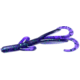 Zoom Tiny Brush Hog Mini Creature Bait, 15 Pack, 3in, Junebug, 055005X