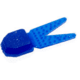 Zoom Tiny Chunk Jig Trailer, 5 Pack, 2in, Flippin Blue, 029066X