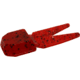 Zoom Tiny Chunk Jig Trailer, 5 Pack, 2in, Tomato Seed, 029084X