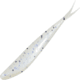 Zoom Tiny Fluke Baitfish Imitator, 20 Pack, 3in, Glimmer Blue, 081043X