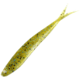 Zoom Tiny Fluke Baitfish Imitator, 20 Pack, 3in, Green Pumpkin Blue, 081239X