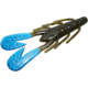 Zoom U-V Speed Craw, 12 Pack, 3.5in, Green Pumpkin Blue/Blue, 080293X