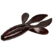Zoom Z-Hog Creature Bait, 8 Pack, 4in, Black Red Glitter, 119001X