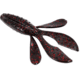 Zoom Z-Hog Jr Creature Bait, 10 Pack, 3.5in, Black Red Glitter, 123001X
