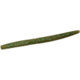 Zoom Zlinky Trick Worm, 10 Pack, 5in, Green Pumpkin Green, 138184