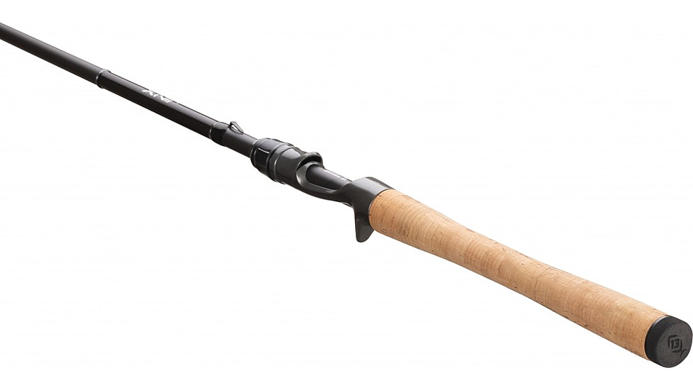 13 Fishing JINX Cast Rod, 71ft, Medium Heavy, Fast , Full Grip, Black, JINXC71MH-F-FG