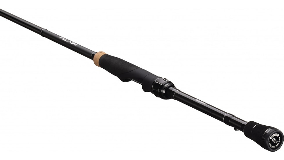 13 Fishing MYTH Spin Rod, 72ft, Medium Light, Mag, Fast, Ging Rap, Black, MYTS72ML-MAG-F