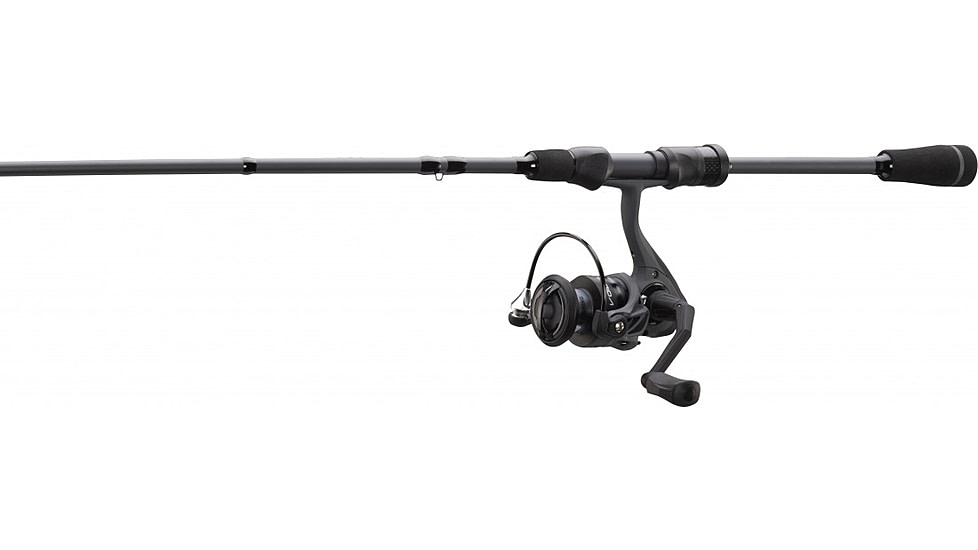 13 Fishing VOID Spin Rod and Reel Combo, 71ft, Medium, 2 Pieces, Black, VOIDSC71M-2.5