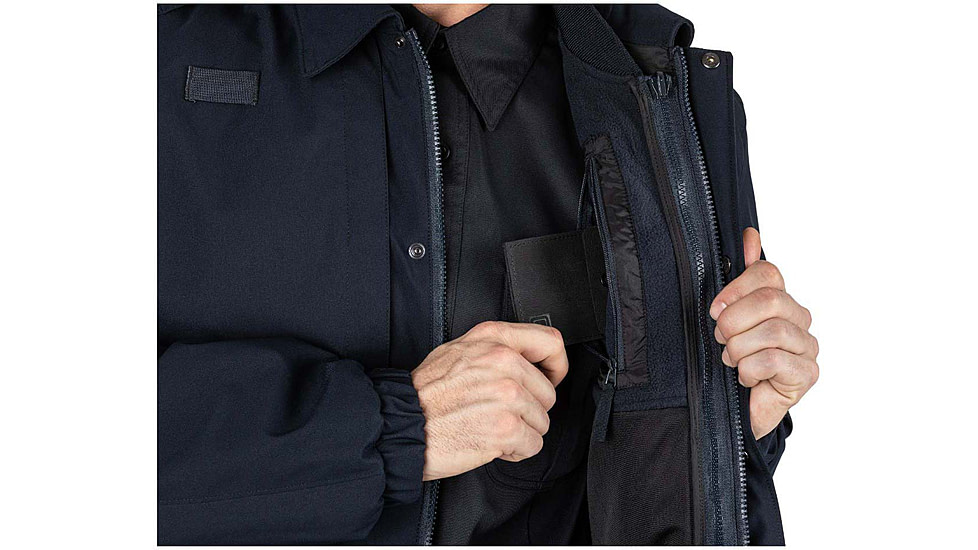 5.11 Tactical 4-In-1 Patrol Jacket 2.0 - Mens, Dark Navy, XLS, 48359ABR-724-XL-S