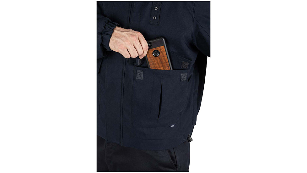 5.11 Tactical 4-In-1 Patrol Jacket 2.0 - Mens, Dark Navy, XLS, 48359ABR-724-XL-S