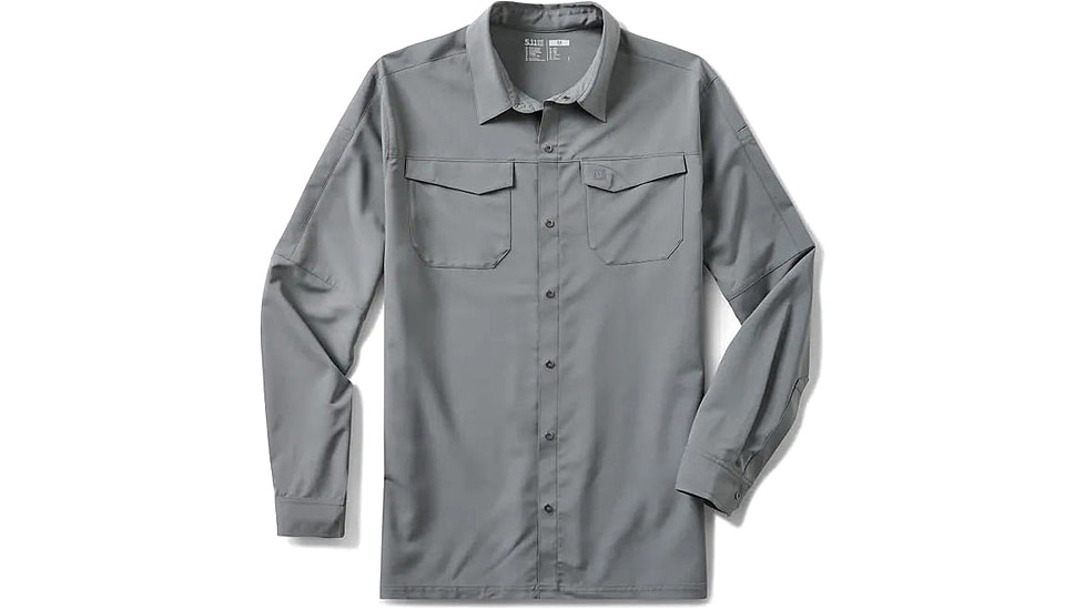 5.11 Tactical Freedom Flex Woven Long Sleeve Shirt - Men's, Storm 2, 2XL, 72417-1450-2XL