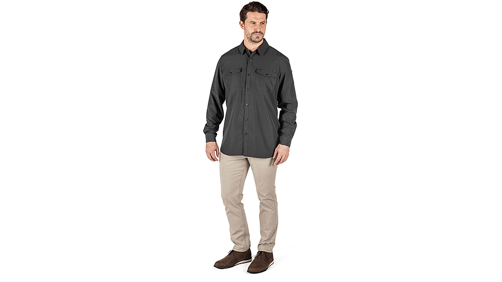 5.11 Tactical Marksman Long Sleeve Shirt - Mens, Volcanic, Medium, 72521-098-M