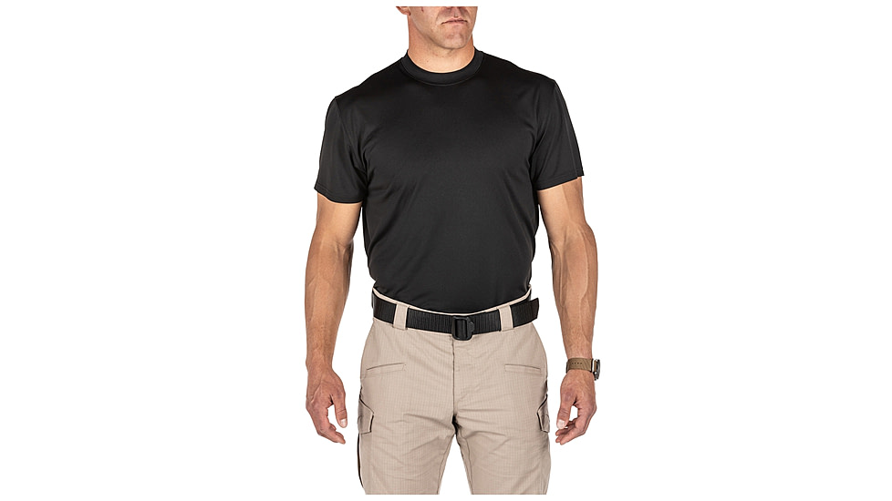 5.11 Tactical Performance Utili-T Short Sleeve 2-pack - Men's, Black, L, 40174-019-L