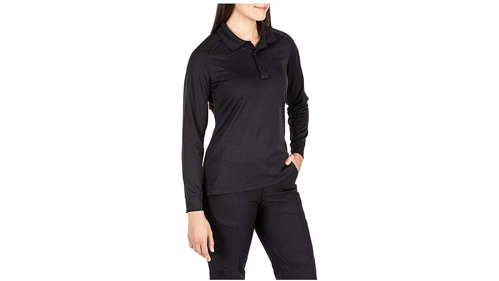 5.11 Tactical Womens Performance Long Sleeve Polo - 62408-018-L