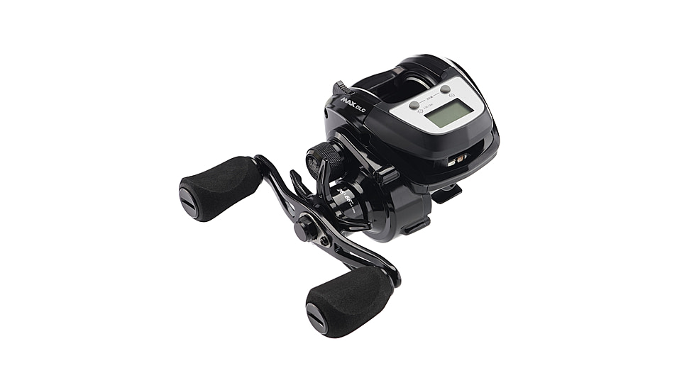 Abu Garcia MAX Digital Line Counter LP Reel, Distance to Tip warning, 5bgr, 20lb Drag, 110yds 12lb line. 8.64 oz, MAX-LP-DLC