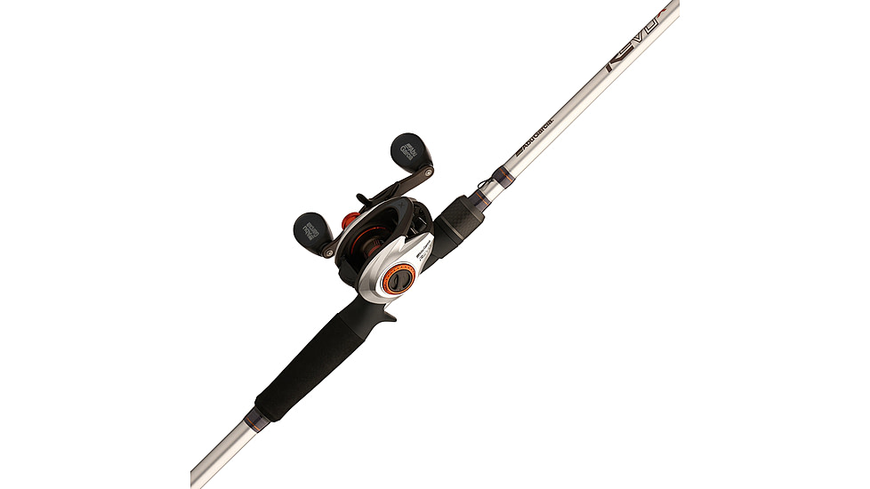 Abu Garcia Revo X Baitcast Combo, 7.3/1, Left, LP, 7ft. Rod Length, Medium Heavy Power, Fast Action, 1 Piece Rod, REVO5XLP-L/701MH