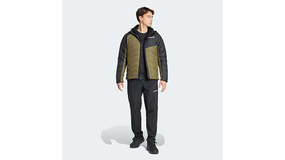 Adidas Terrex IM8205 MT INS JKT, Mens, BLACK/OLISTR, M, IM8205-M