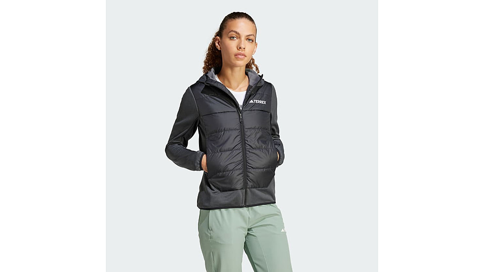 Adidas Terrex IR7882 W MULTI HYB JKT BLACK, Womens, BLACK, S, IR7882-S