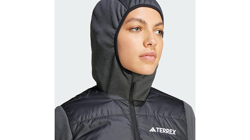 Adidas Terrex IR7882 W MULTI HYB JKT BLACK, Womens, BLACK, S, IR7882-S