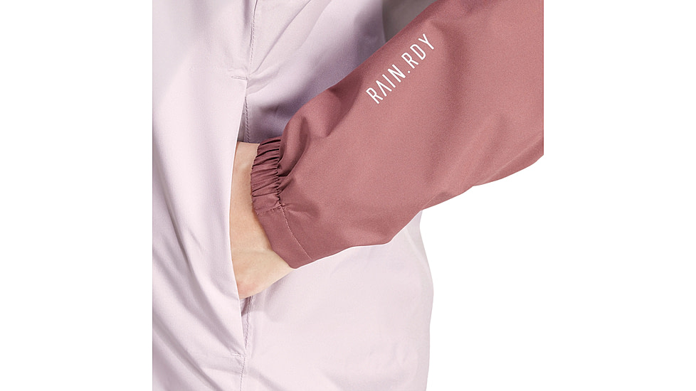 Adidas Terrex JG8892 W MT 2L RAIN JK, Womens, PRLOFI/QUICRI, XL, JG8892-XL