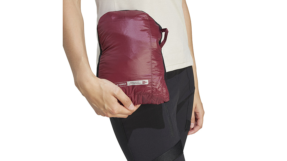 Adidas Terrex Xperior Varilite PrimaLoft Hooded Jacket - Womens, Shadow Red, Large, IB4182-L
