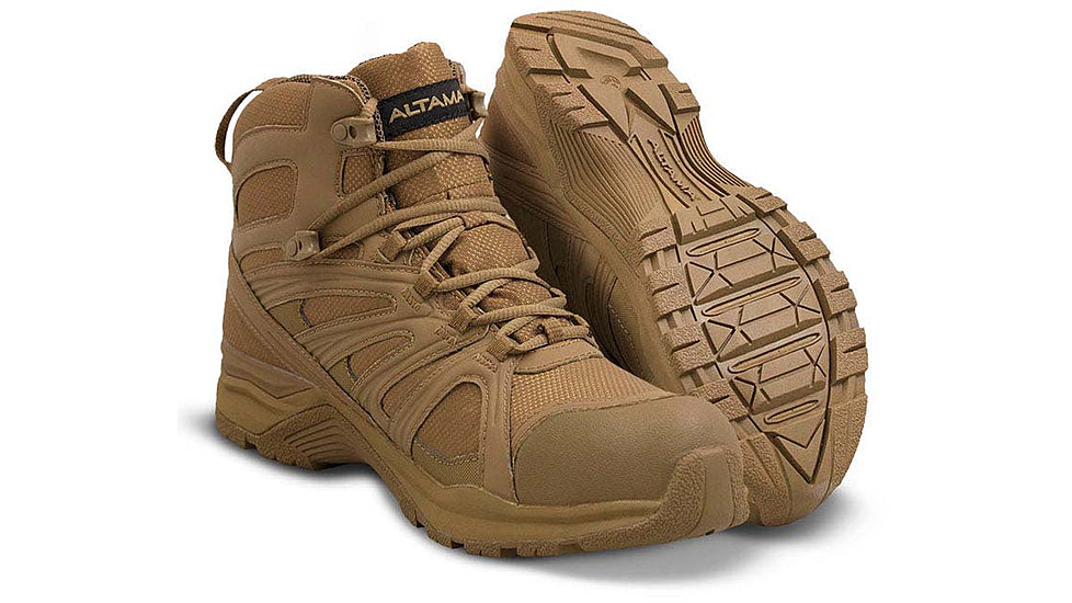 Altama Aboottabad Trail Mid Waterproof Boot - Mens, Coyote, 9, 353203-9.0-R