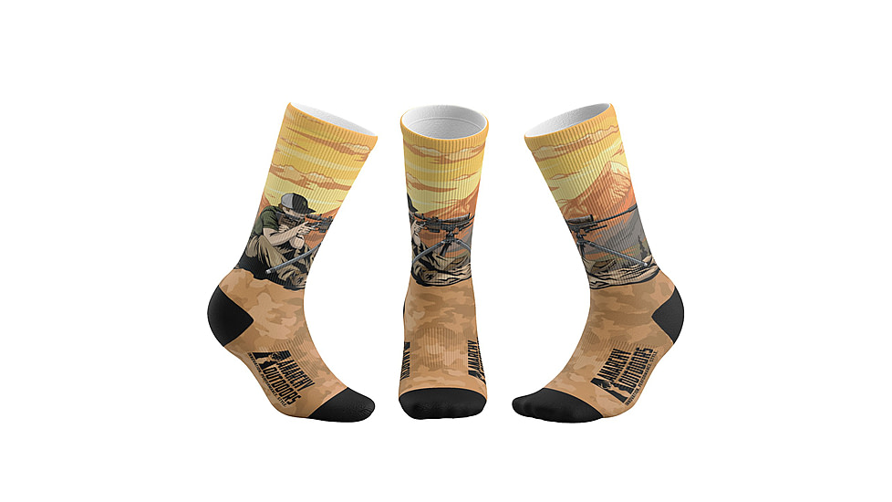 Anarchy Outdoors Tactical Boot Socks - Mens, Sunset Tikka, One Size, MTBS-STKA