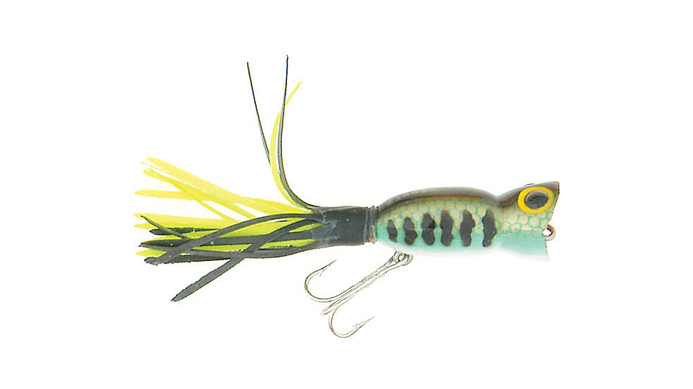 Arbogast Hula Popper Topwater Popper, 2 1/4in, 5/8 oz, Floating, Bass, G750-132
