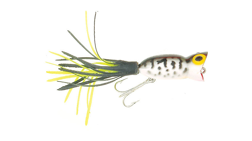 Arbogast Hula Popper Topwater Popper, 1 3/4in, 1/4 oz, Floating, Coachdog, G770-10