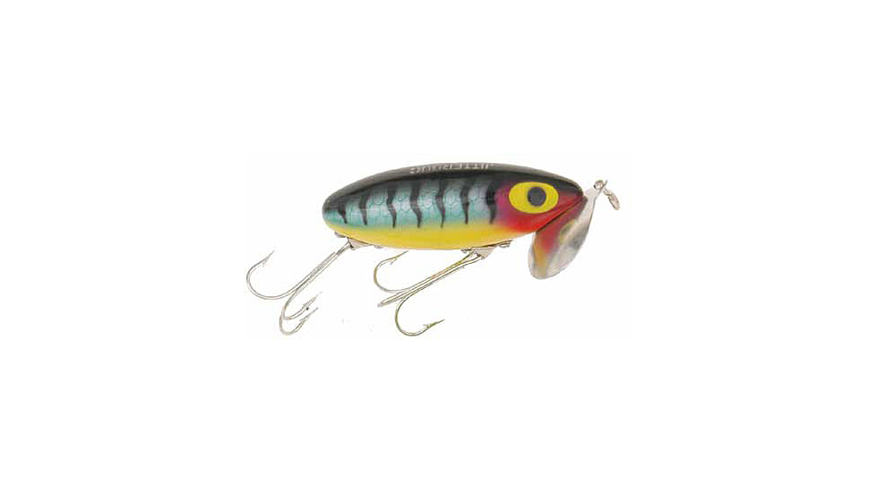 Arbogast Jointed Jitterbug Topwater Lure, 3 1/2in, 5/8 oz, Floating, Perch, G670-05
