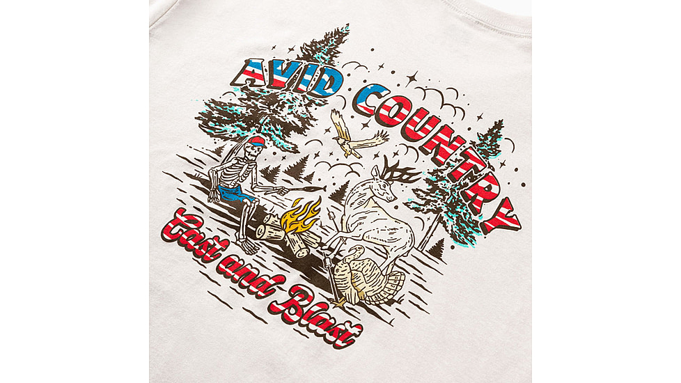 AVID Sportswear Avid Country T-Shirt - Mens, Bone, Extra Large, MT32419BONXL