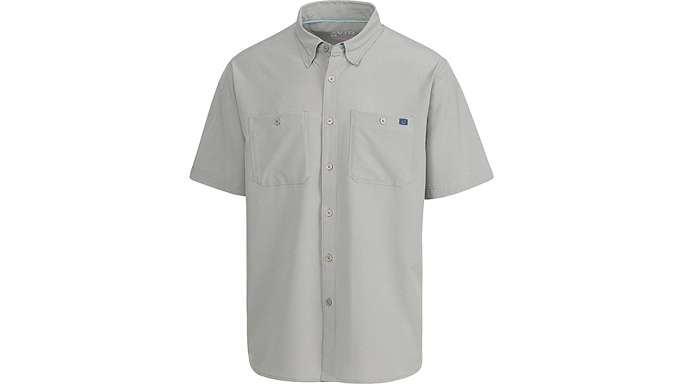 AVID Sportswear Cabo Performance Short Sleeve Shirt - Mens, Iron, Large, MV12402IRNLG