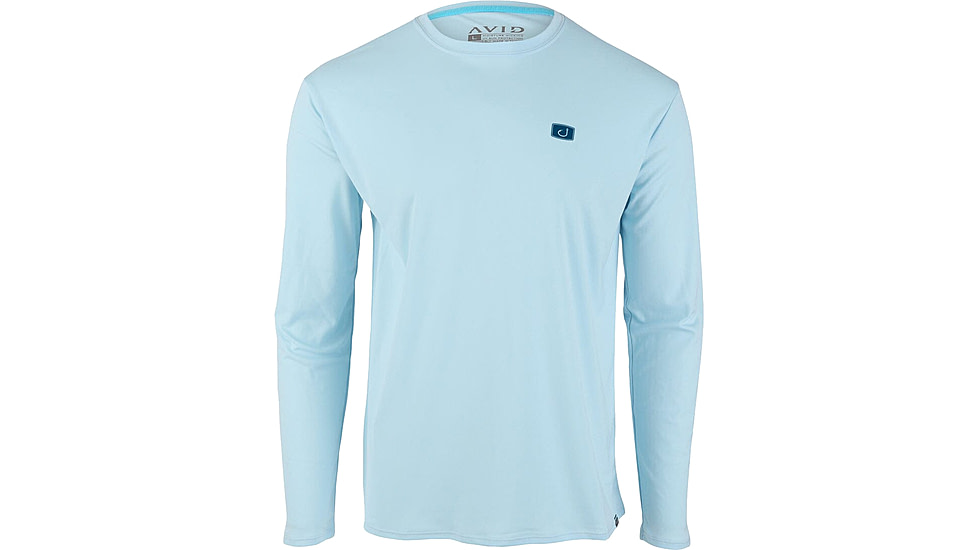 AVID Sportswear Core Avidry Long Sleeve Shirt - Mens, Ice Blue, Extra Large, MK12401IBLXL