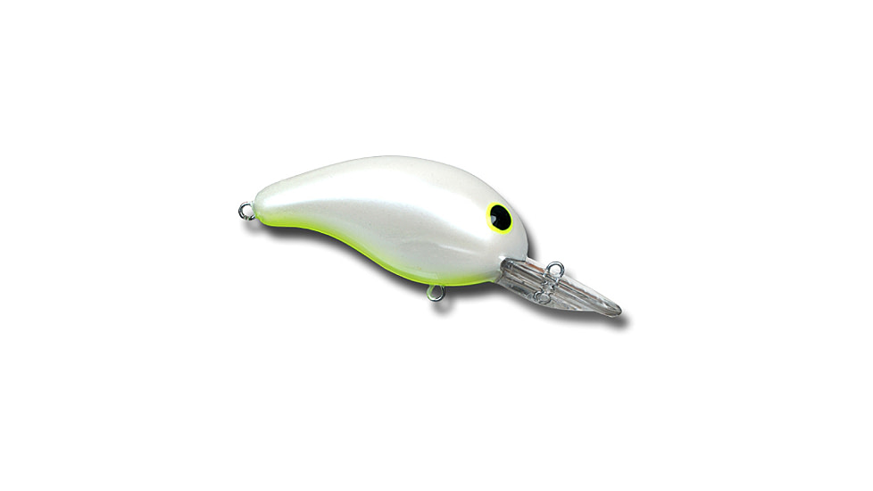 Bandit 300 Series Crankbait, 2in, 1/4oz, Pearl Chartreuse Belly, BDT388
