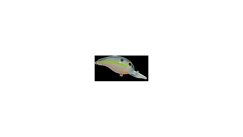 Bandit 300 Series Crankbait, 2in, 1/4oz, Sparkle Ghost, BDT3KSB02