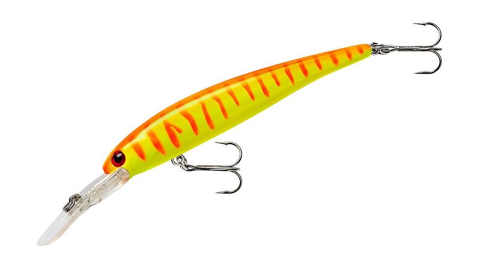 Bandit B-Shad Plug, 3/8oz, 3 1/2in, Red Fire Tiger, BDTB-SHAD27