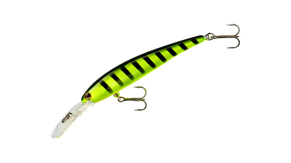 Bandit B-Shad Plug, 3/8oz, 3 1/2in, Chartreuse Black Stripes, BDTB-SHAD06