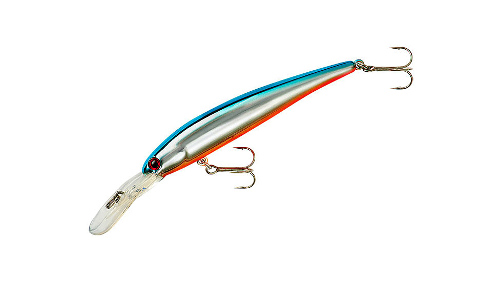 Bandit B-Shad Plug, 3/8oz, 3 1/2in, Chrome Blue Back, BDTB-SHAD32