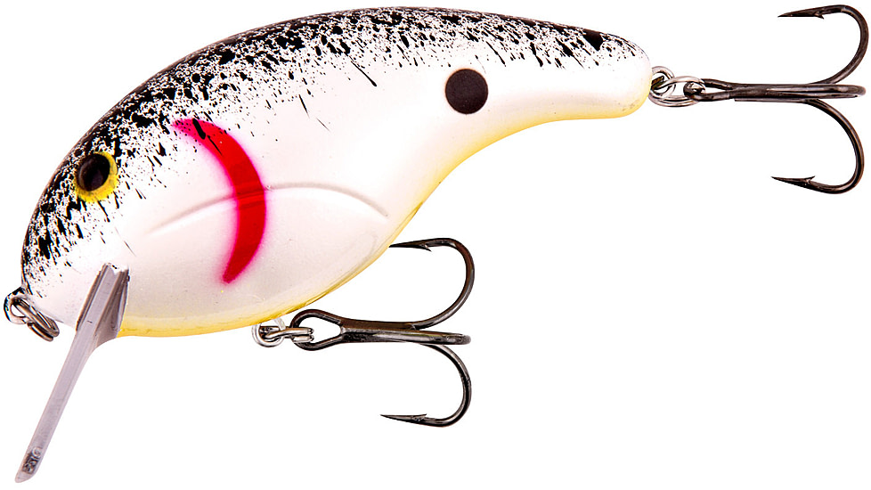 Bandit Rackit Crankbait, 2 3/4in, 5/8oz, Pearl Splatterback, BDTRK343