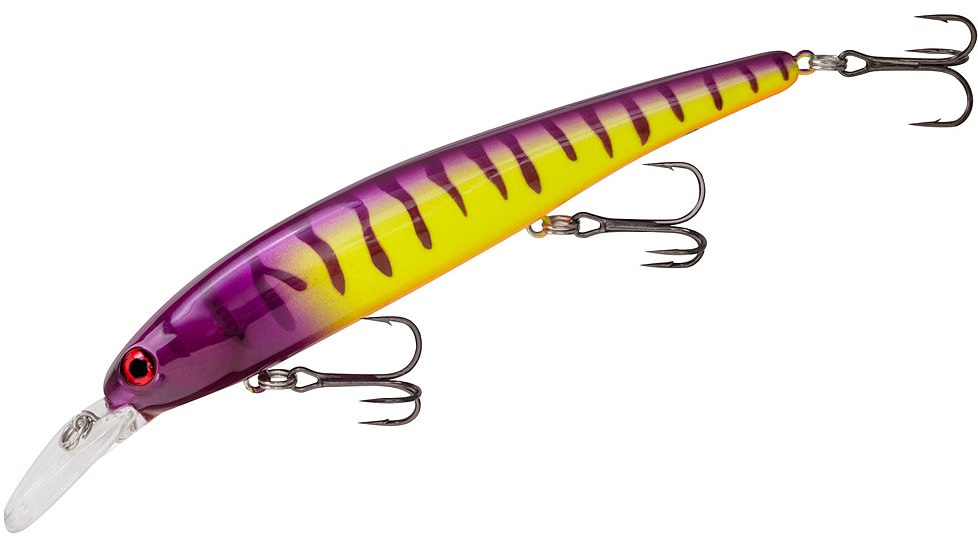 Bandit Walleye Shallow Bait, 4 3/4in, 5/8oz, Electric Zebra, BDTWBS1B18